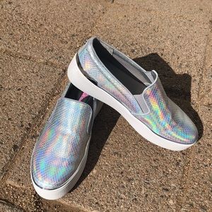 michael kors iridescent sneakers